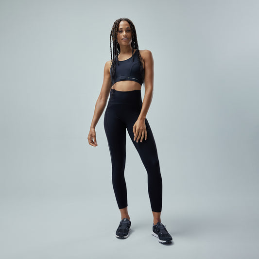 Women's Smart Sports Bra Medium Impact - Black