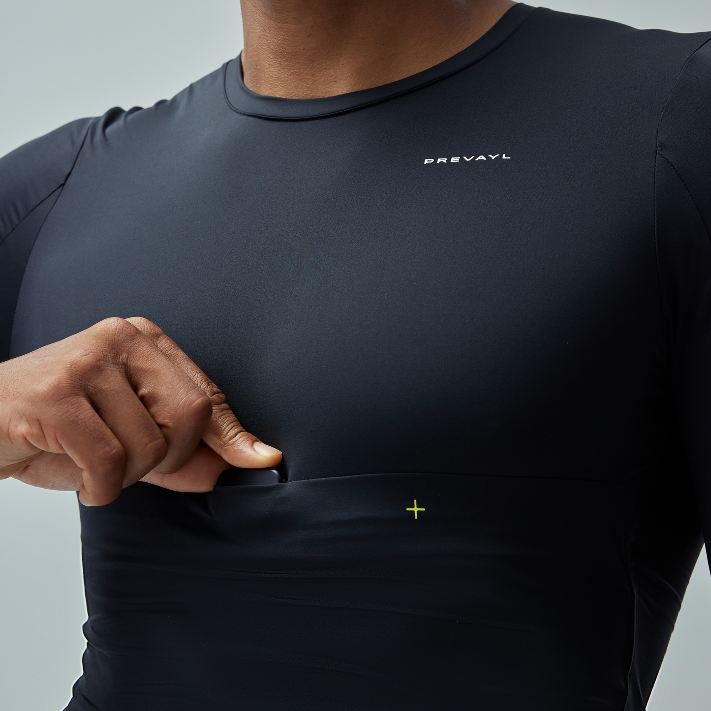 Smart Training Pack: Sensor + App + Black Smart Long-Sleeve T-Shirt - Compressive Fit