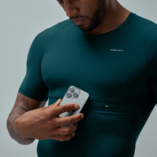 Men's Smart Compressive Fit T-Shirt - Pine Green